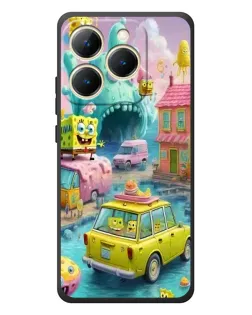 Чехол для Realme 15T с картинкой «Монстр-трак приключения»