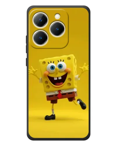 Чехол для Realme 15T с картинкой «Позитивный Губка Боб»