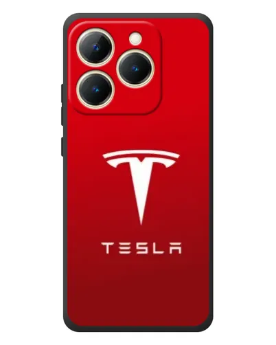 Чехол для Realme 15T с картинкой «Tesla Red Classic»