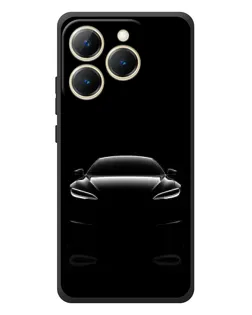 Чехол для Realme 15T с картинкой «Силуэт Tesla Night»
