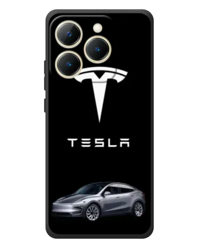 Чехол для Realme 15T с картинкой «Tesla Model Y»