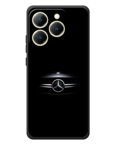 Чехол для Realme 15T с картинкой «Mercedes — абстрактные линии»