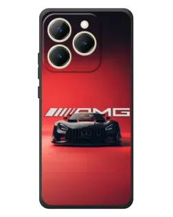 Чехол для Realme 15T с картинкой «Mercedes AMG — красная линия»