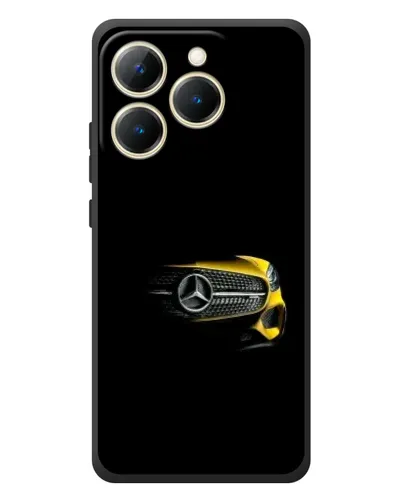 Чехол для Realme 15T с картинкой «Mercedes — ретро стиль»