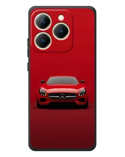 Чехол для Realme 15T с картинкой «Красный Mercedes AMG»