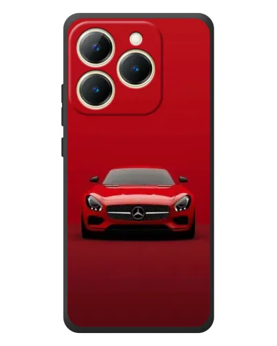 Чехол для Realme 15T с картинкой «Красный Mercedes AMG»