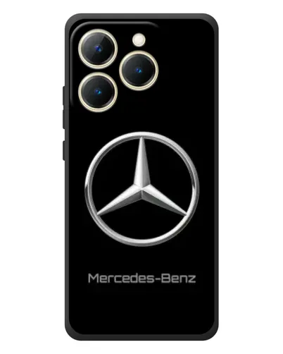 Чехол для Realme 15T с картинкой «Mercedes Silver Logo»