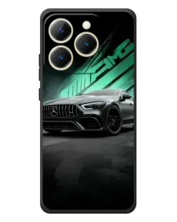 Чехол для Realme 15T с картинкой «Темный Mercedes AMG»