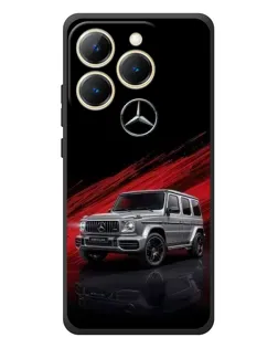 Чехол для Realme 15T с картинкой «Mercedes G-Class красный»