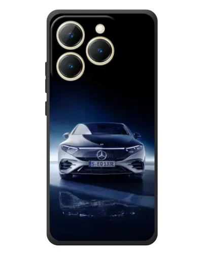 Чехол для Realme 15T с картинкой «Ночной Mercedes EQ»