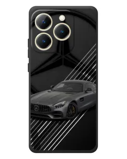 Чехол для Realme 15T с картинкой «Mercedes AMG — графика»