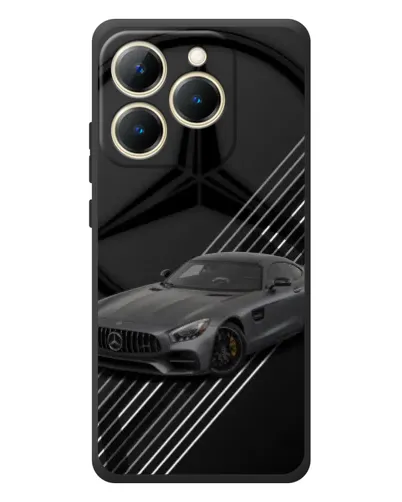 Чехол для Realme 15T с картинкой «Mercedes AMG — графика»