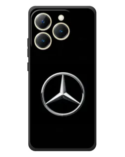 Чехол для Realme 15T с картинкой «Mercedes классический лого»