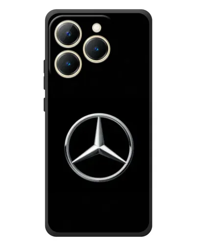 Чехол для Realme 15T с картинкой «Mercedes классический лого»