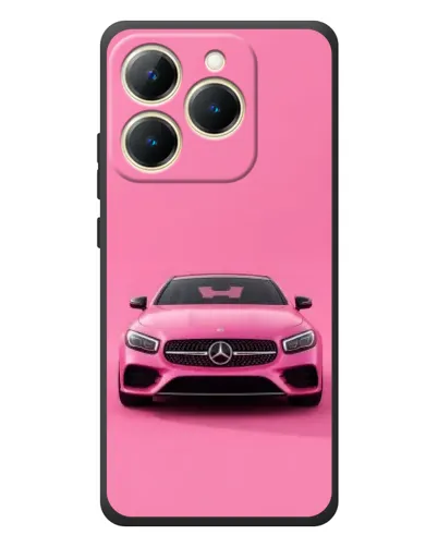 Чехол для Realme 15T с картинкой «Розовый Mercedes AMG» Чехол для Realme 15T с картинкой «Розовый Mercedes AMG»