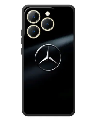 Чехол для Realme 15T с картинкой «Mercedes на металле» Чехол для Realme 15T с картинкой «Mercedes на металле»