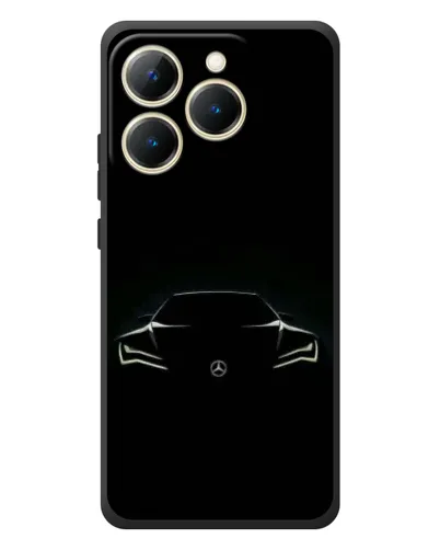 Чехол для Realme 15T с картинкой «Mercedes — силуэт авто» Чехол для Realme 15T с картинкой «Mercedes — силуэт авто»