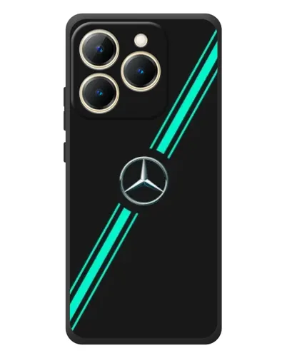 Чехол для Realme 15T с картинкой «Спортивные линии Mercedes» Чехол для Realme 15T с картинкой «Спортивные линии Mercedes»