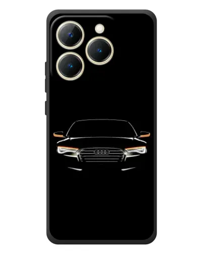 Чехол для Realme 15T с картинкой «Audi — ночной контур» Чехол для Realme 15T с картинкой «Audi — ночной контур»