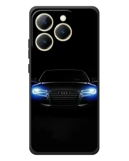 Чехол для Realme 15T с картинкой «Audi в неоне»