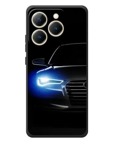 Чехол для Realme 15T с картинкой «Неоновый взгляд Audi» Чехол для Realme 15T с картинкой «Неоновый взгляд Audi»