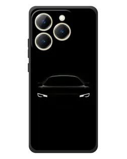 Чехол для Realme 15T с картинкой «Взгляд Audi в темноте»