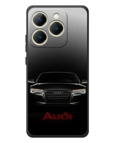 Чехол для Realme 15T с картинкой «Audi — градиентный контур» Чехол для Realme 15T с картинкой «Audi — градиентный контур»
