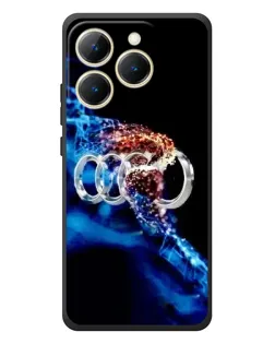 Чехол для Realme 15T с картинкой «Энергия лого Audi»
