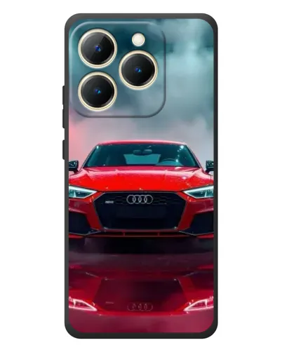 Чехол для Realme 15T с картинкой «Audi RS — красный стиль» Чехол для Realme 15T с картинкой «Audi RS — красный стиль»