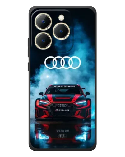 Чехол для Realme 15T с картинкой «Audi Sport — неон» Чехол для Realme 15T с картинкой «Audi Sport — неон»