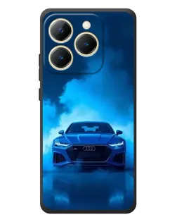 Чехол для Realme 15T с картинкой «Audi — голубая энергия»
