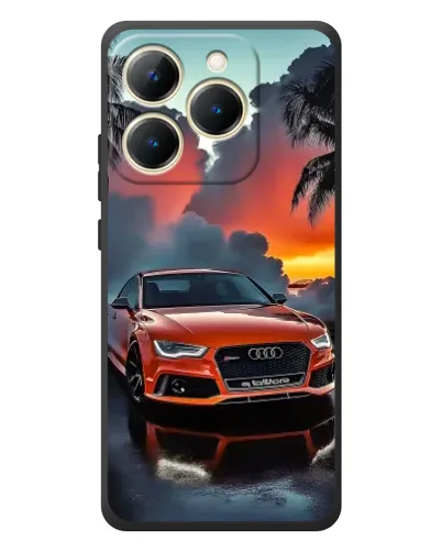 Чехол для Realme 15T с картинкой «Audi — закат» Чехол для Realme 15T с картинкой «Audi — закат»