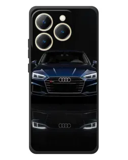 Чехол для Realme 15T с картинкой «Audi — ночное отражение»