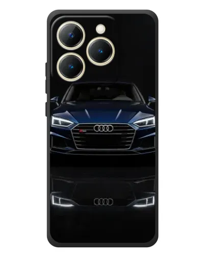 Чехол для Realme 15T с картинкой «Audi — ночное отражение» Чехол для Realme 15T с картинкой «Audi — ночное отражение»