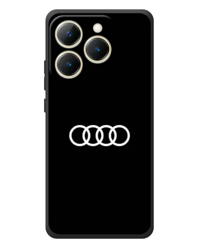 Чехол для Realme 15T с картинкой «Audi White Logo» Чехол для Realme 15T с картинкой «Audi White Logo»