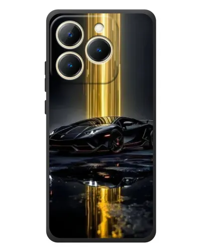 Чехол для Realme 15T с картинкой «Ночной Lamborghini драйв»