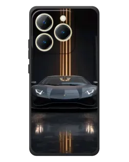 Чохол для Realme 15T з картинкою «Lamborghini золоті лінії» Чохол для Realme 15T з картинкою «Lamborghini золоті лінії»