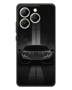 Чехол для Realme 15T с картинкой «Lamborghini симметрия дорог»