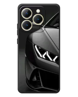 Чехол для Realme 15T с картинкой «Lamborghini фары детализация»