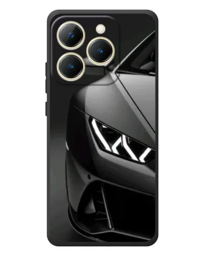 Чехол для Realme 15T с картинкой «Lamborghini фары детализация»