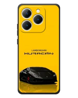 Чехол для Realme 15T с картинкой «Lamborghini Huracan черный»