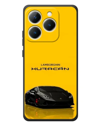 Чехол для Realme 15T с картинкой «Lamborghini Huracan черный»