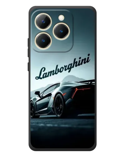 Чехол для Realme 15T с картинкой «Классическая надпись Lamborghini»