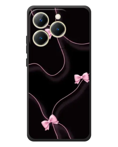 Чехол для Realme 15T с картинкой «Розовые ленты»
