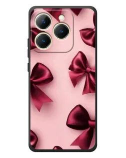 Чехол для Realme 15T с картинкой «Бордовый атлас»