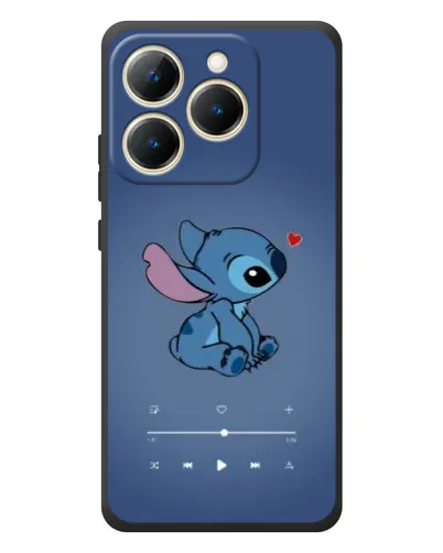 Чехол для Realme 15T с картинкой «Музыкальный Stitch»