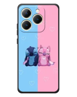 Чехол для Realme 15T с картинкой «Stitch и Angel Love»
