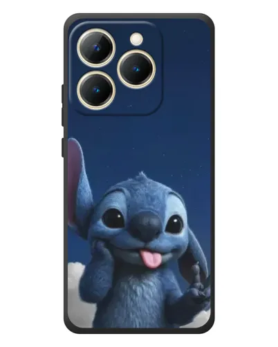Чехол для Realme 15T с картинкой «Стич в облаках»