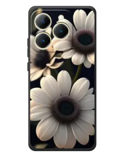 Чехол для Realme 15T с картинкой «Белые маргаритки макро»