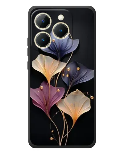 Чехол для Realme 15T с картинкой «Лиловые цветы грации»